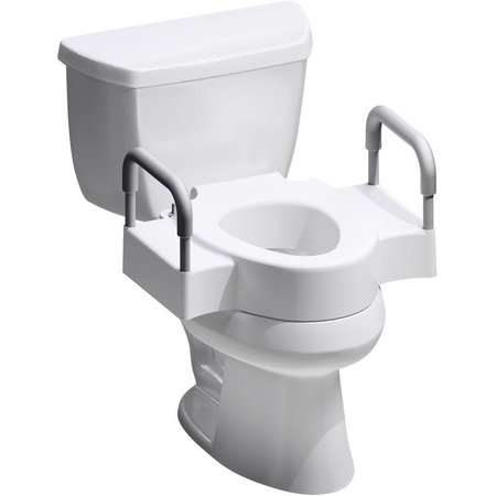 BEMIS Clean Shield White Polypropylene Toilet Riser 7YA04505T 000